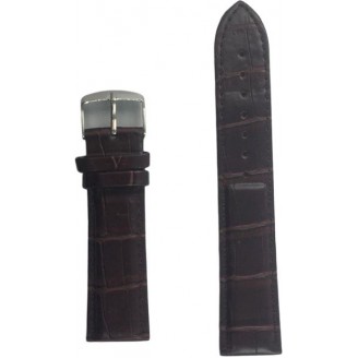 Leather Strap Brown Croc 3366